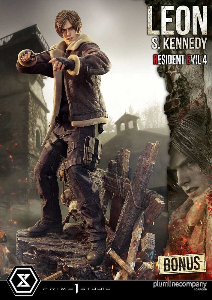 Resident Evil 4 Ultimate Premium Masterline Series Statue 1/4 Leon S. Kennedy Bonus Ver. 64 cm - Bild 3