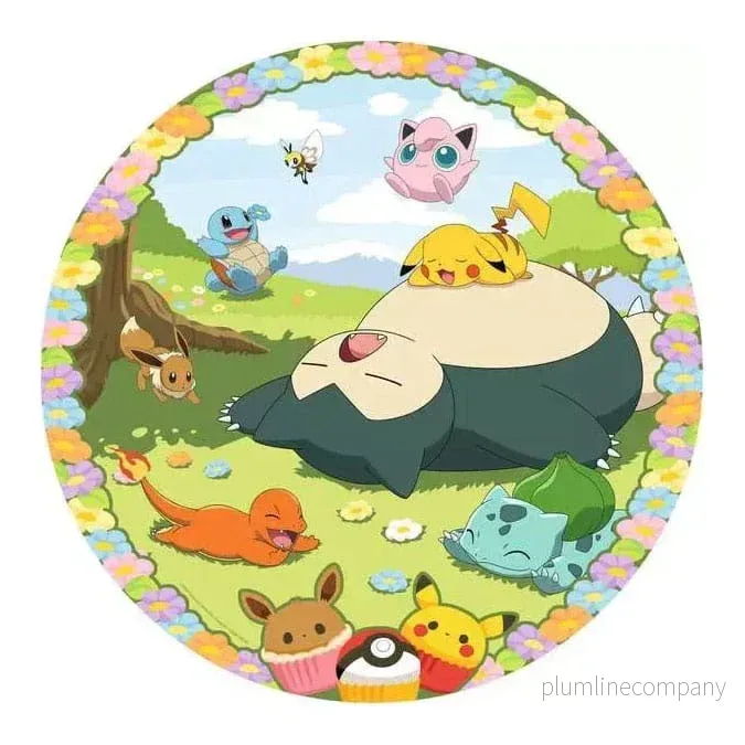 Pokémon Rundt Jigsaw Puzzle Flowery Pokémon (500 bitar) - Bild 3