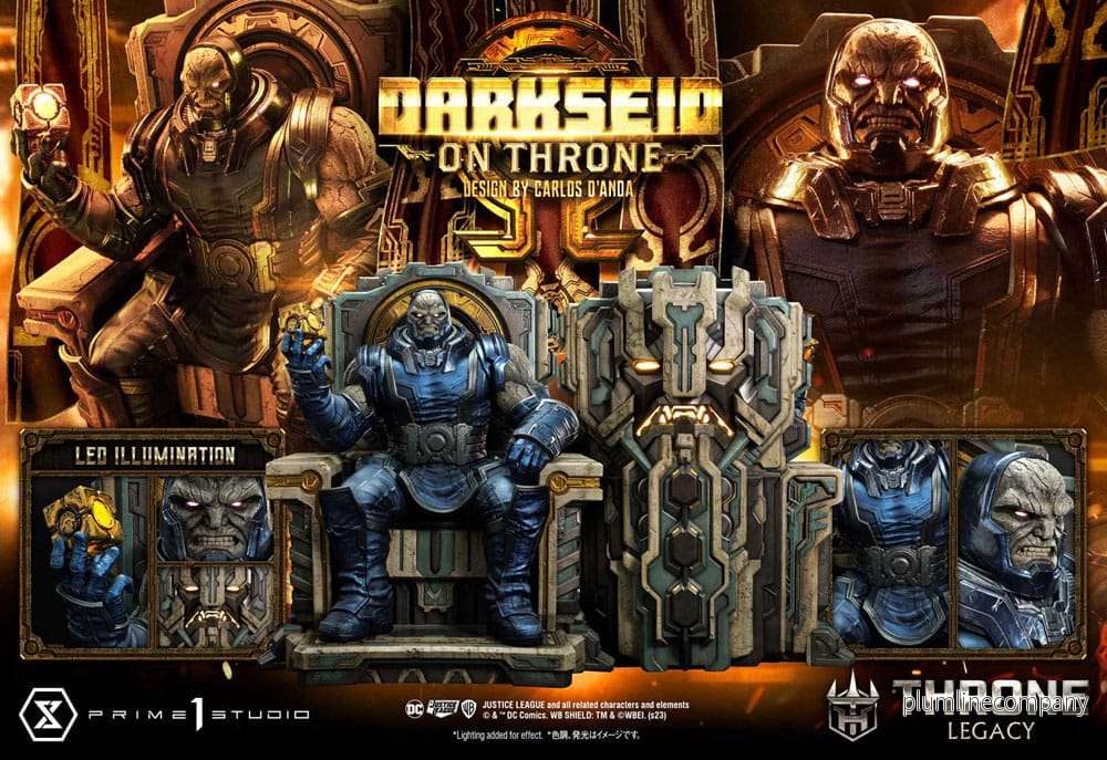 Throne Legacy Series staty 1/4 Justice League (Comics) Darkseid on Throne Design by Carlos D'Anda Standard Version 65 cm - Bild 2