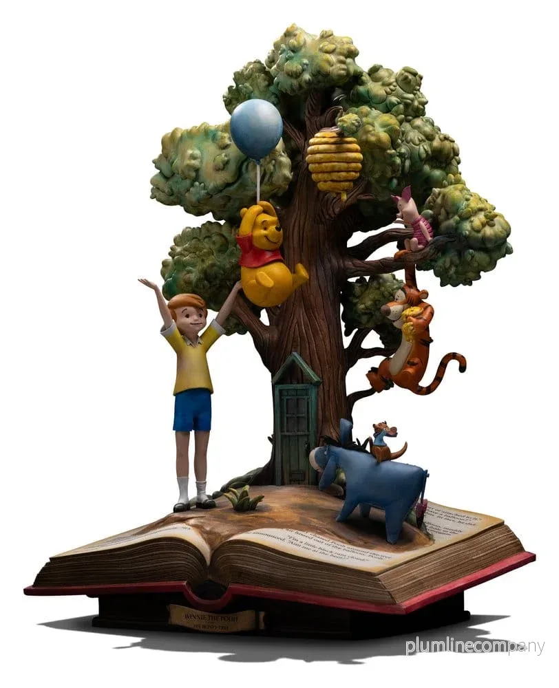 Disney Classics Deluxe Art Scale Figur 1/10 Winnie the Pooh och vänner (100-årsjubileum) 31 cm