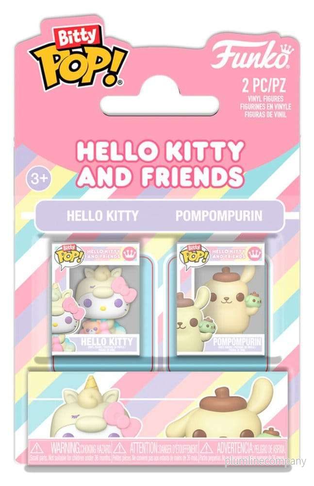 Sanrio Bitty POP! Figurer 2-Pack HK & PomPom 2 cm