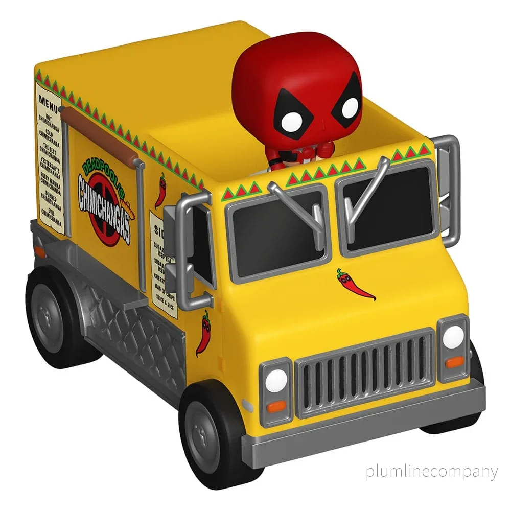 Marvel POP! Rides Figur Deadpool med Chimichanga Truck 2,5 cm - Bild 2