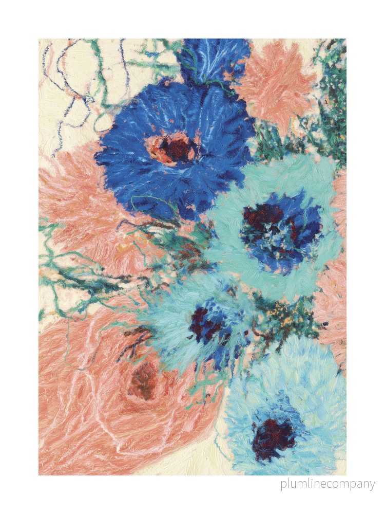 Blue Blossom Symphony Poster Blue Blossom Symphony Poster