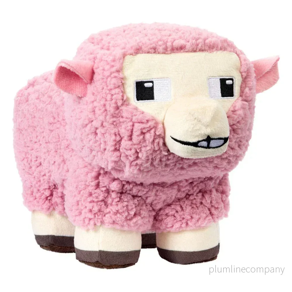 Minecraft Movie Plush Figur – Rosa Får 20 cm Minecraft Movie Plush Figur – Rosa Får 20 cm