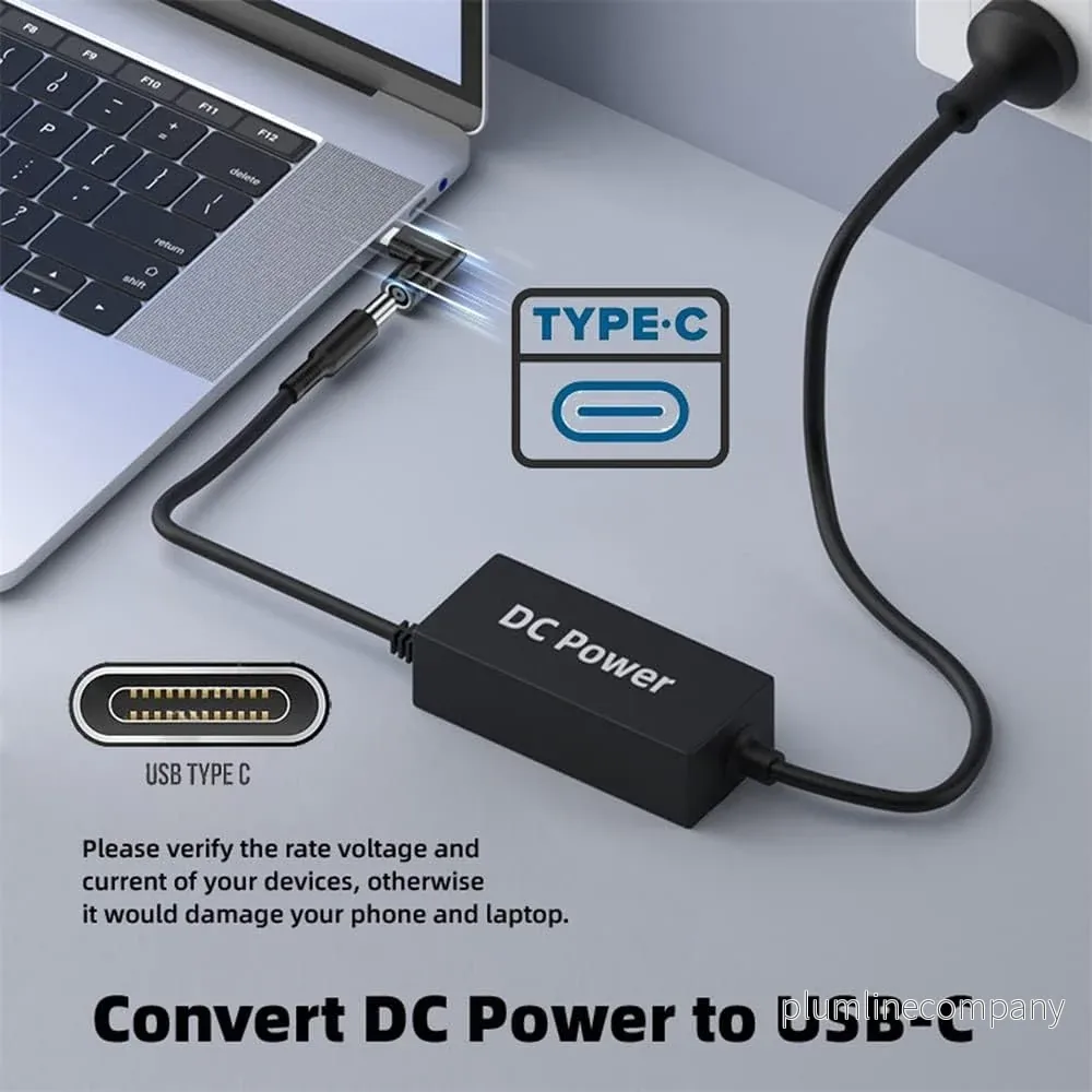 NÖRDIC Laptop-adapter USB-C till DC 4.5x3.0mm 65W - Bild 2
