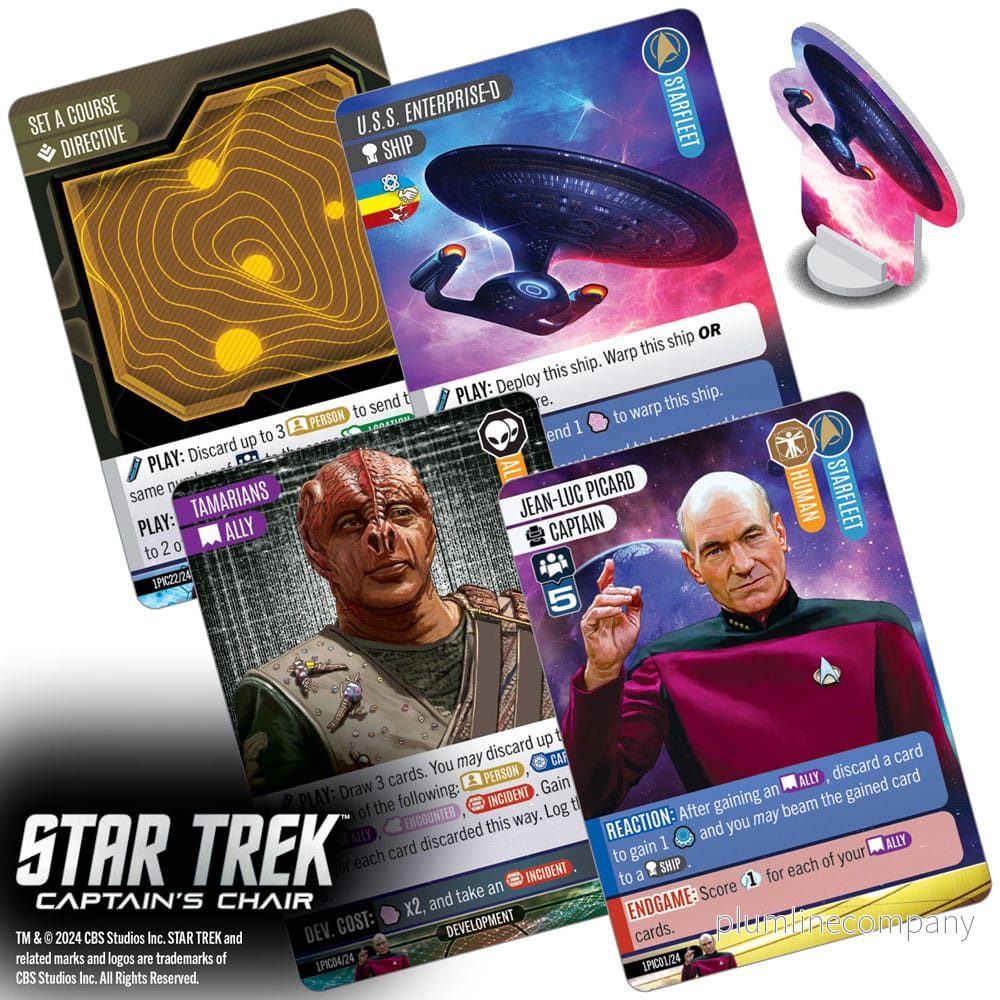 Star Trek: Kaptenens Stol Kortspel *Engelsk Version* - Bild 3