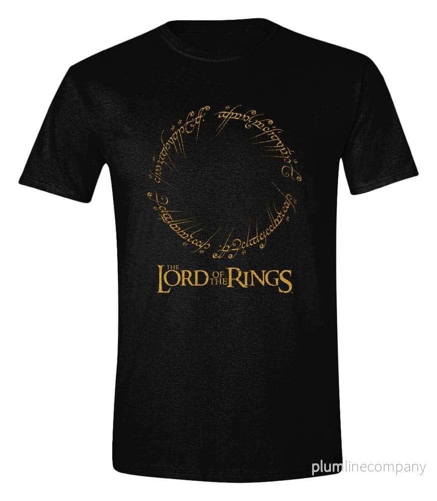 Lord of the Rings T-shirt Logo Inscription Lord of the Rings T-shirt Logo Inscription