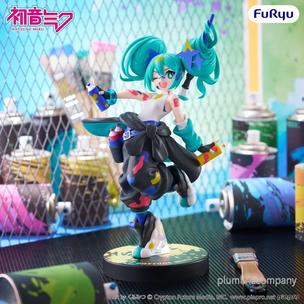 Hatsune Miku Muchute PVC-Figur Målad Flicka Andra Färg Ver. 23 cm