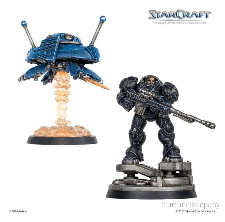 StarCraft TMG Hero Expansion Set Terran: Jim Raynor & Point Defense Drone - Bild 3