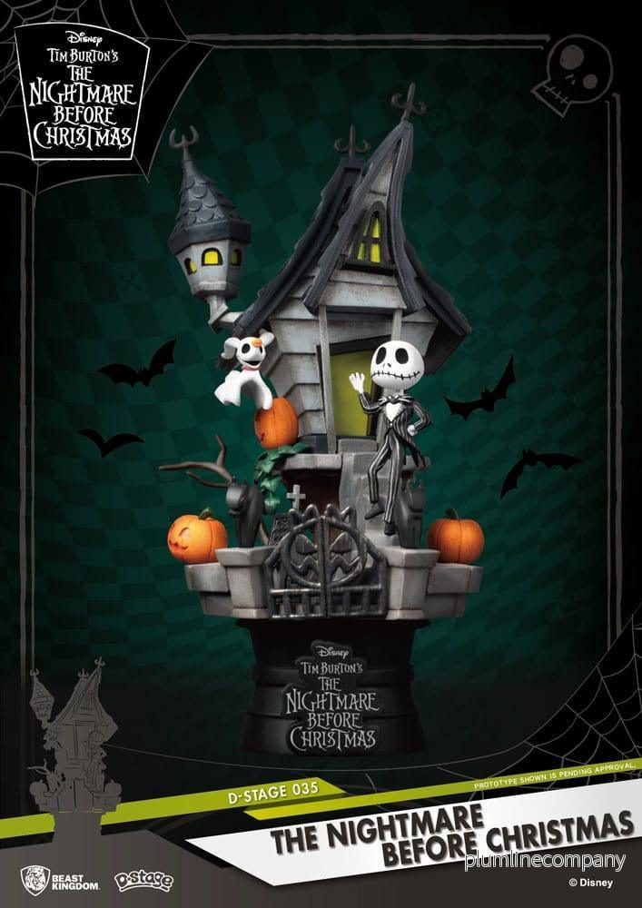 Nightmare Before Christmas D-Stage PVC Diorama Jack’s Haunted House 15 cm