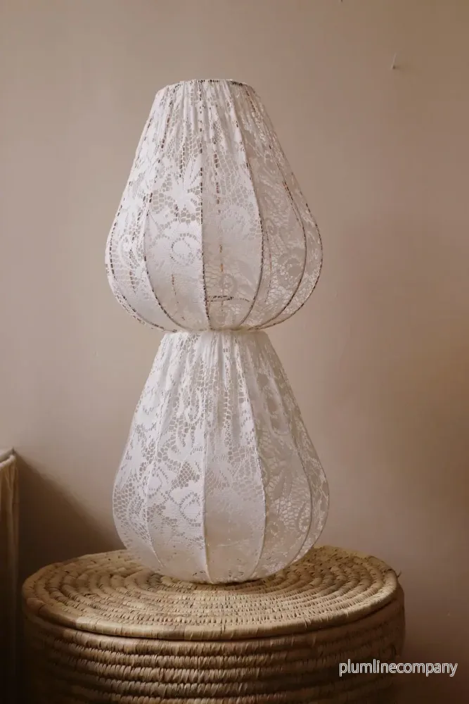 Lampskärm vintage spets 26 cm Lampskärm vintage spets 26 cm