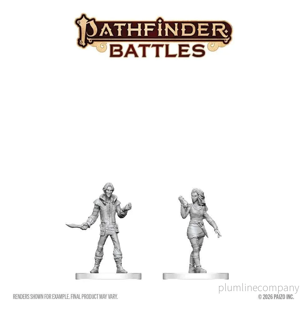 Pathfinder Battles Deep Cuts omålade miniatyrer Thief & Pickpocket 14 cm - Bild 2