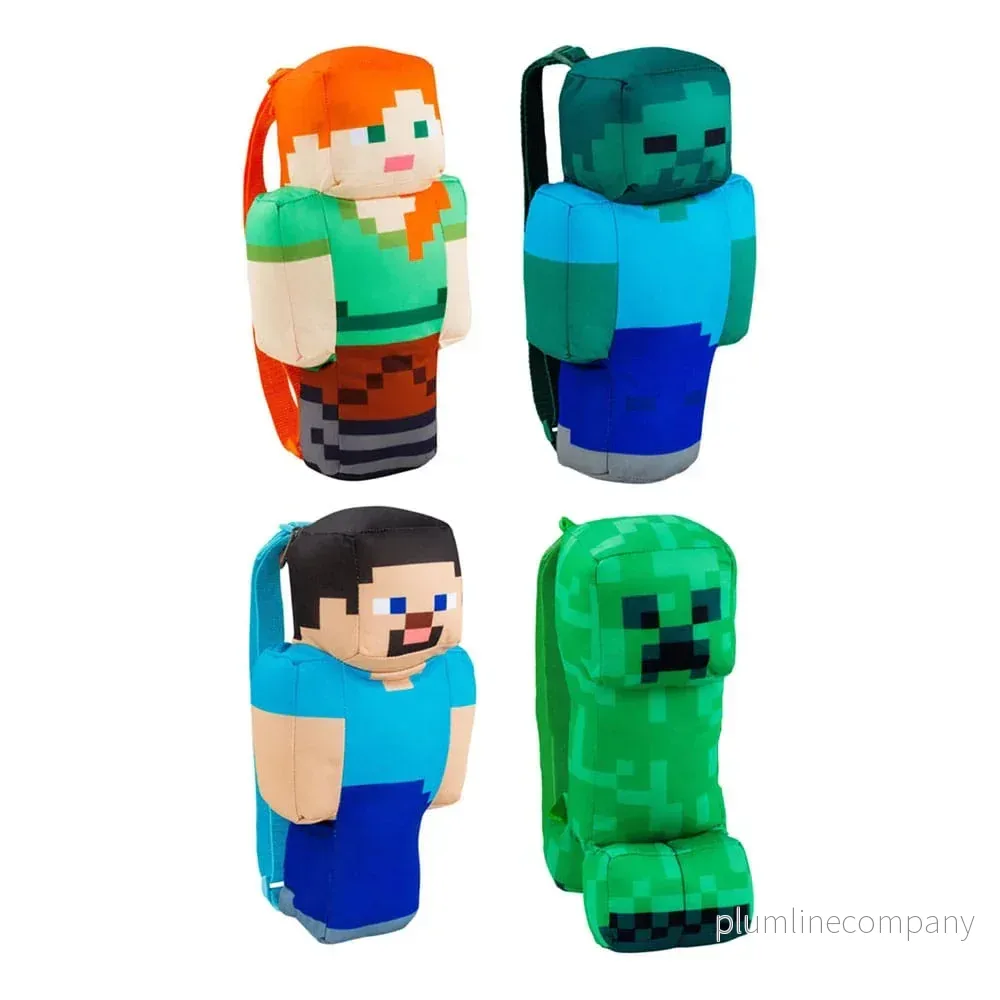 Minecraft Plush Rygsäckar 30 cm Sortiment (4) Minecraft Plush Rygsäckar 30 cm Sortiment (4)