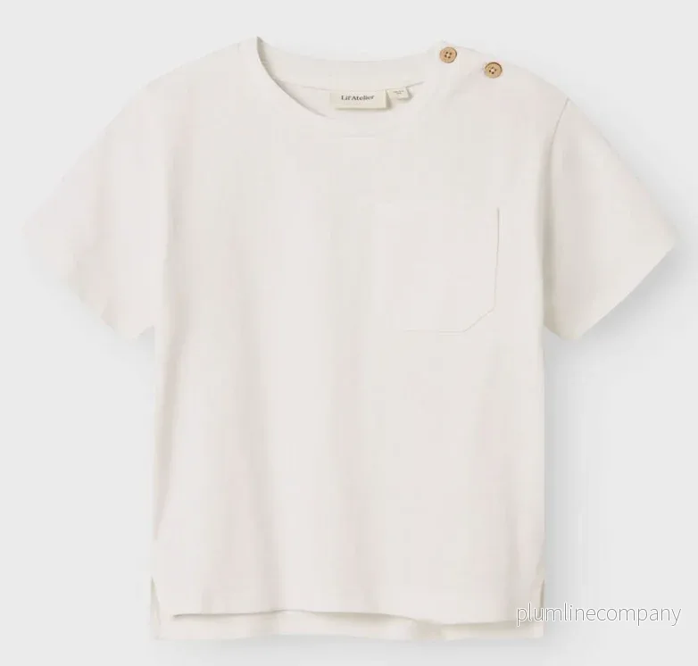 Lil' Atelier MINI LOOSE FIT T-SHIRT - Coconut Milk