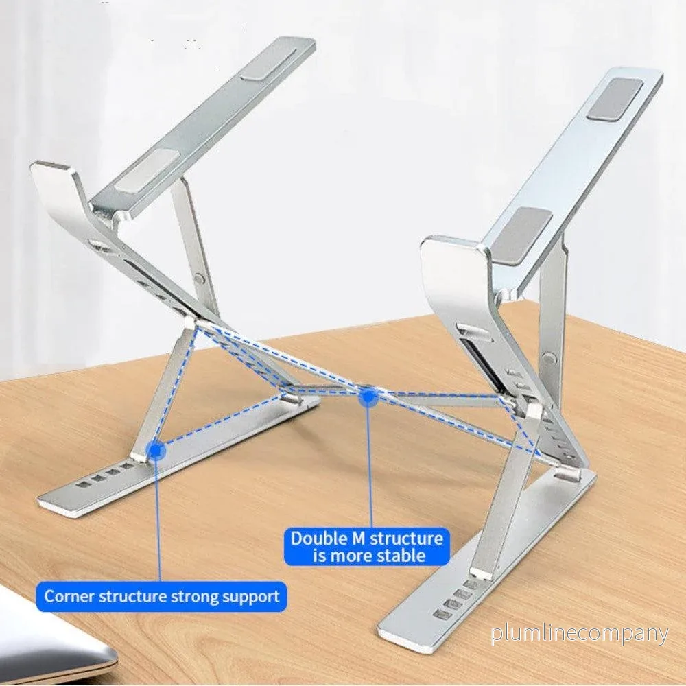 NÖRDIC Aluminium justerbar bärbarställ i två nivåer för upp till 17″ notebookställ laptopstativ NÖRDIC Aluminium justerbar bärbarställ i två nivåer för upp till 17″ notebookställ laptopstativ