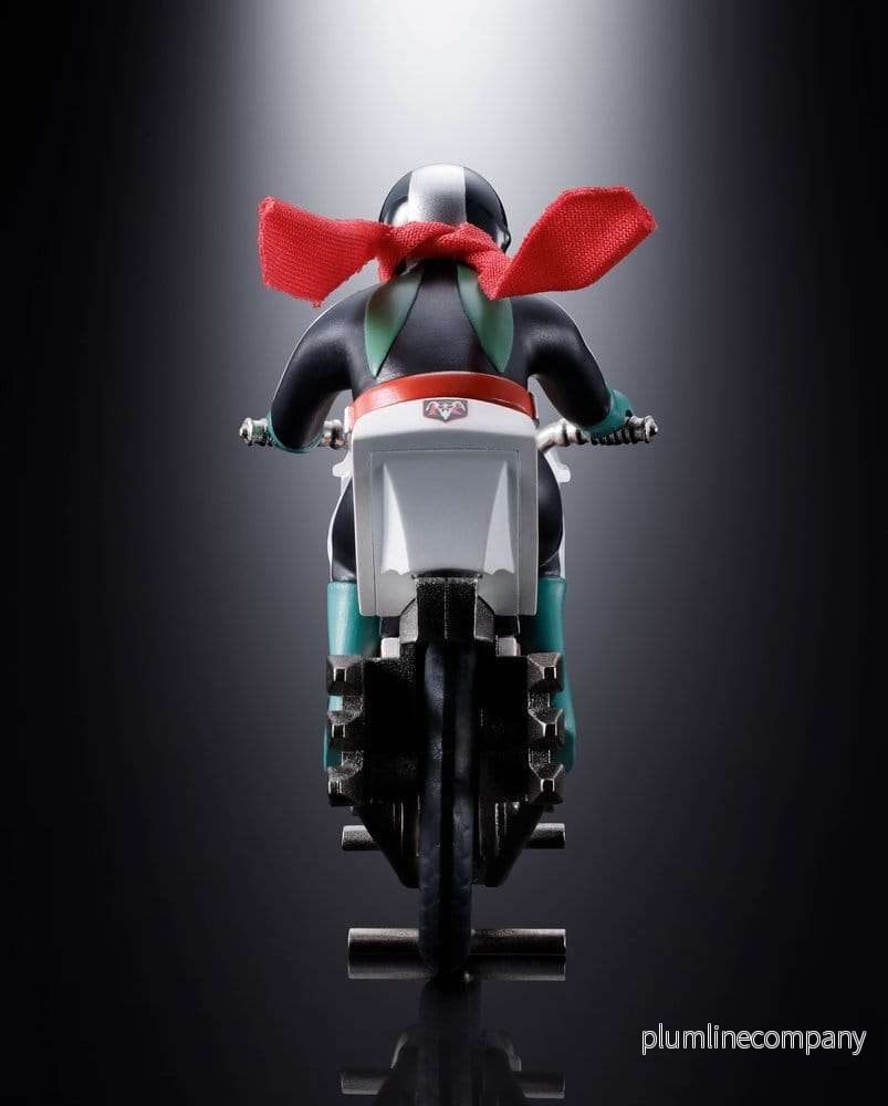 Kamen Rider Chogokin Diecast Action Figure Cyclone (Masked Rider 2) 9 cm - Bild 3