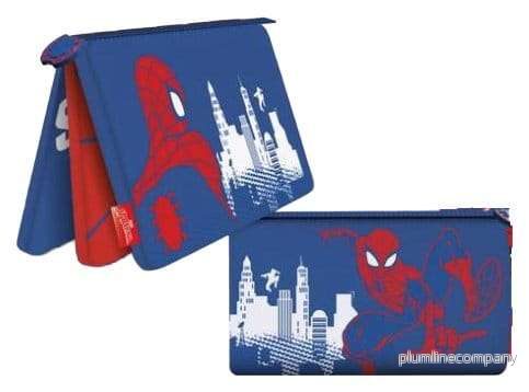 Spider-Man pennfodral med flera fack Red, White and Blue display (6)