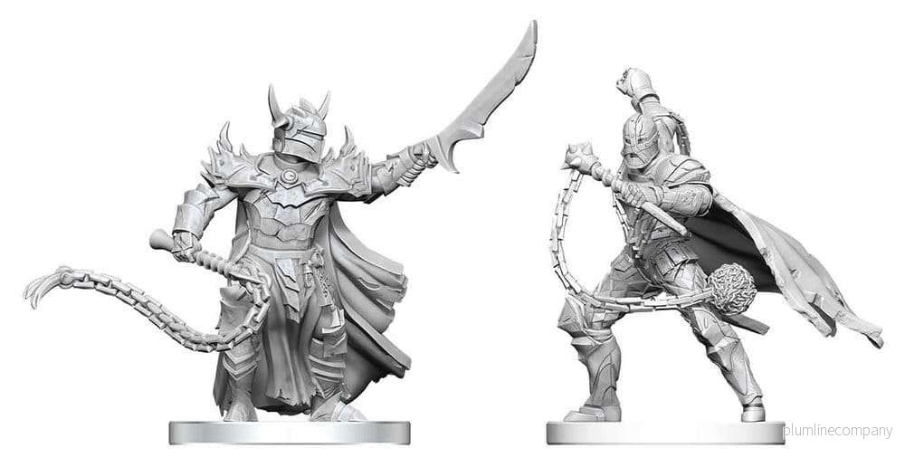 Pathfinder Battles Deep Cuts omålade miniatyrer Scourge & Chain Hellknights 14 cm Pathfinder Battles Deep Cuts omålade miniatyrer Scourge & Chain Hellknights 14 cm