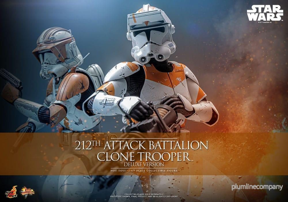 Star Wars: The Clone Wars Action Figur 1/6 212th Attack Battalion Clone Trooper Deluxe Version 30 cm - Bild 3
