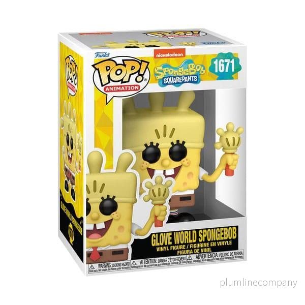 SpongeBob SquarePants 25-årsjubileum POP! Vinyl Figur SB med Handske Lampa 9 cm - Bild 3