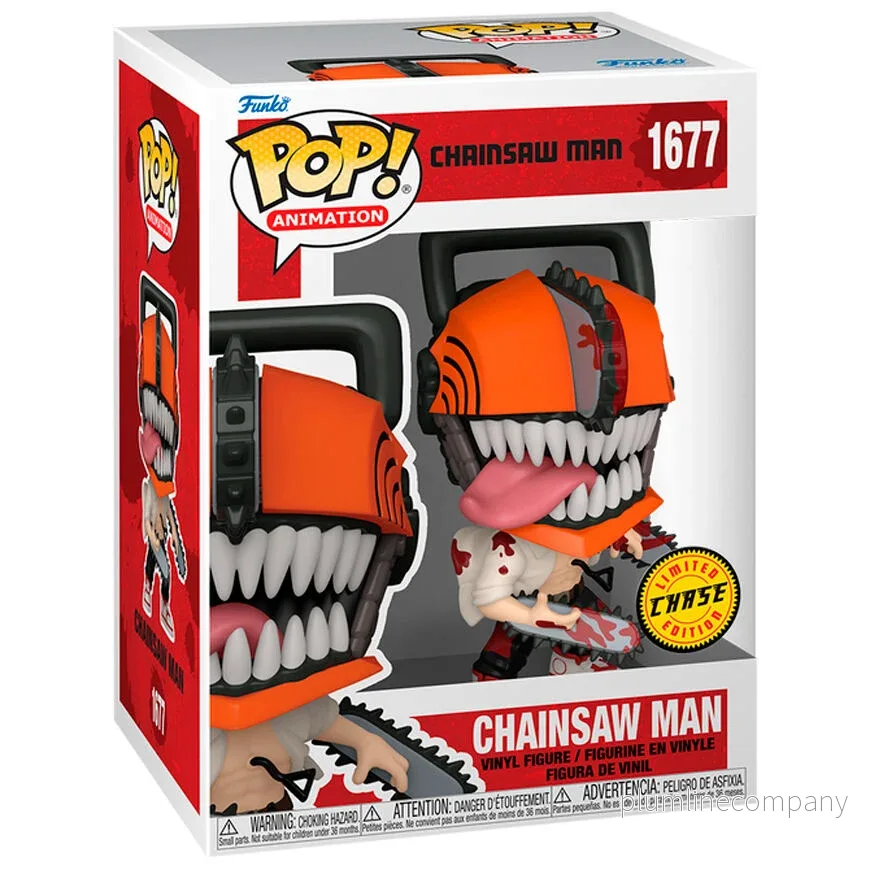 Funko POP Chainsaw Man - Chase Begränsad utgåva Figur - Bild 3
