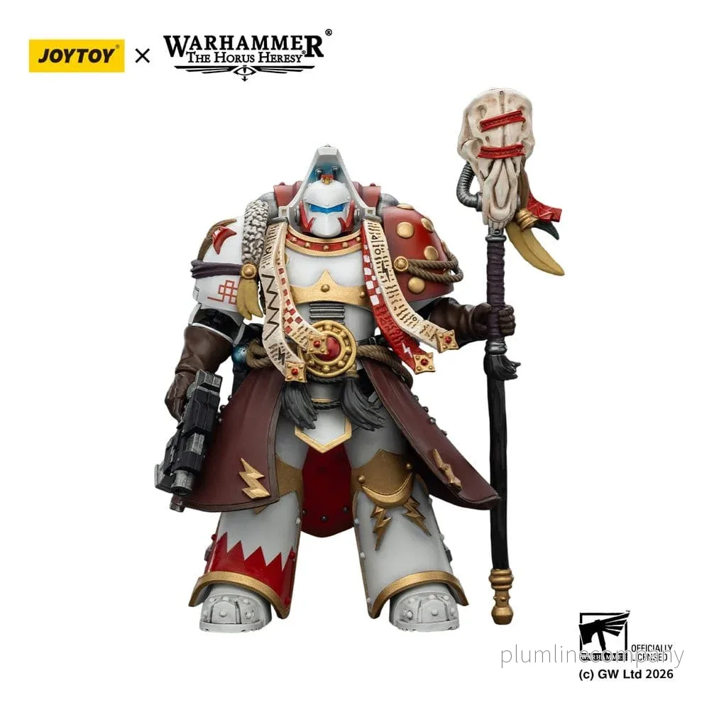 Warhammer 40,000 Actionfigur White Scars Stormseer Consulwith Kraftstav och Boltpistol 12 cm Warhammer 40,000 Actionfigur White Scars Stormseer Consulwith Kraftstav och Boltpistol 12 cm