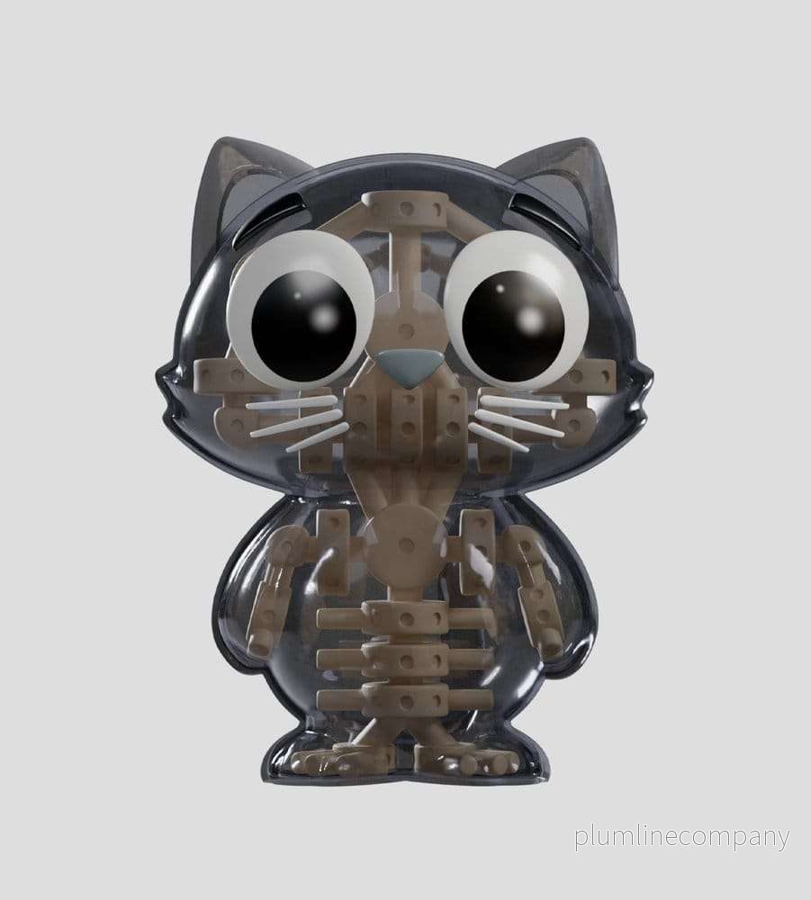 Catscans Mini Figures S2 Bare Bones 6 cm Blind Box Display (6) - Bild 2