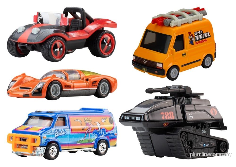 Hot Wheels Premium Die-Cast Fordon 1/64 Popkultur 979Q Urval (10) Hot Wheels Premium Die-Cast Fordon 1/64 Popkultur 979Q Urval (10)