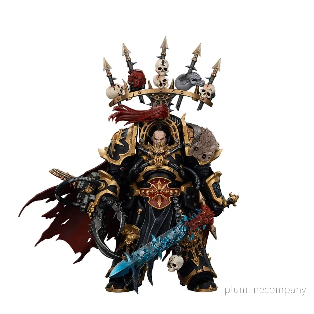 Warhammer 40,000 Action Figur Black Legion Abaddon the Despoiler med Drach’nyen och Talo 16 cm