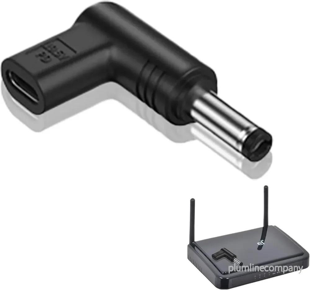 NÖRDIC USB-C till DC 4.5x3.0mm adapter 100W 12-20V för DELL laptops - Bild 3
