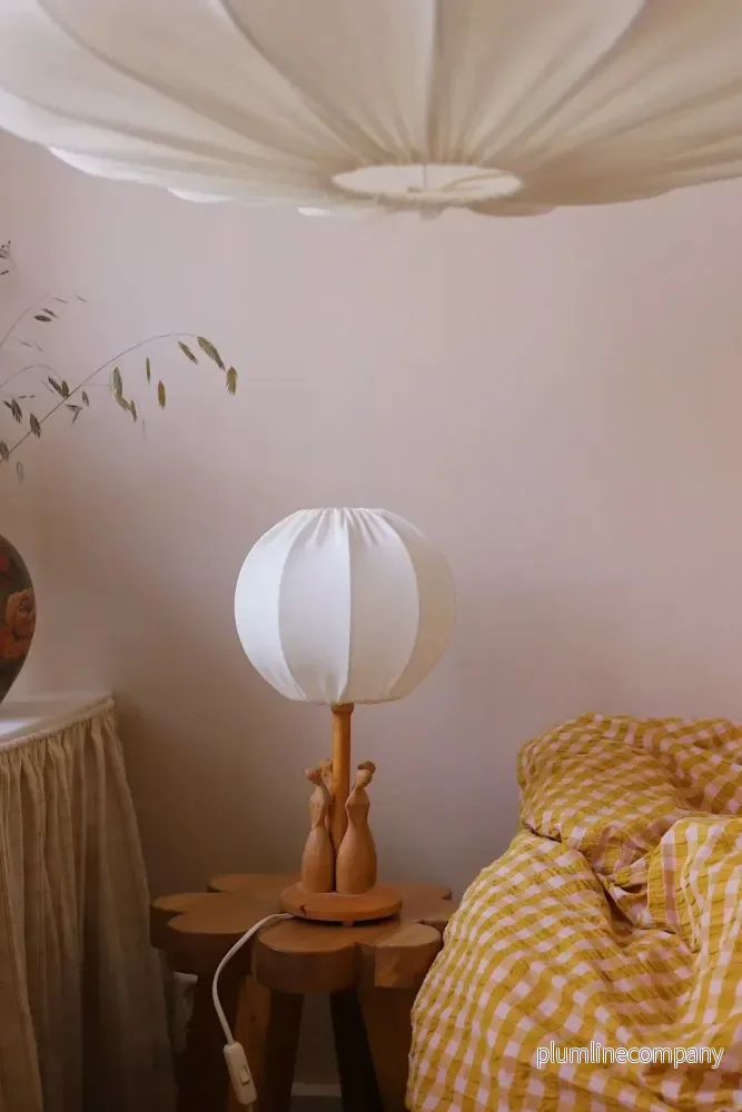 Myrull lampskärm 20 cm till bordslampa Vit - Bild 3