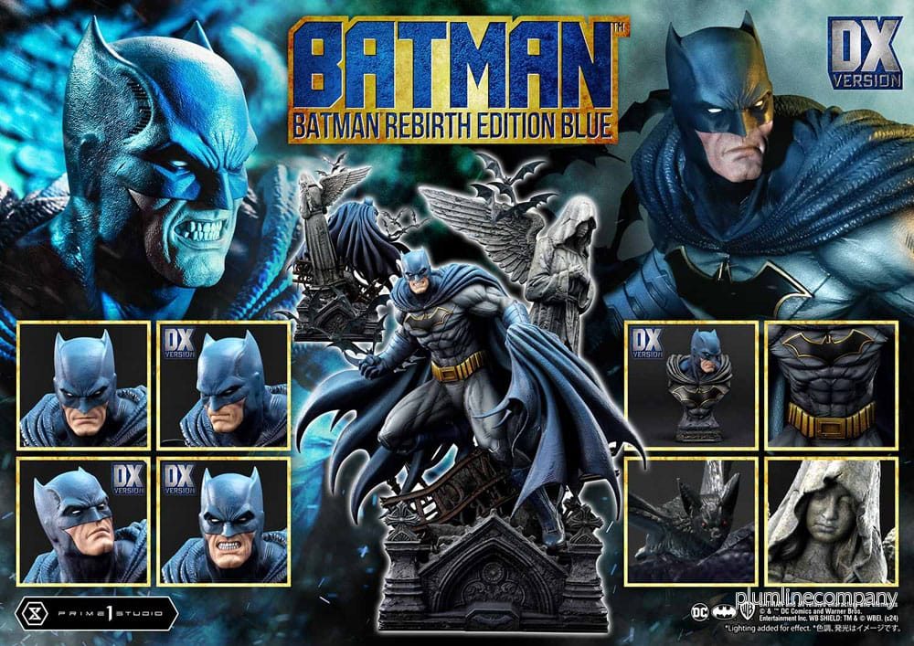 Batman Ultimate Premium Masterline Series Statue 1/4 Batman Rebirth Edition Blue Deluxe Bonus Version 71 cm - Bild 3