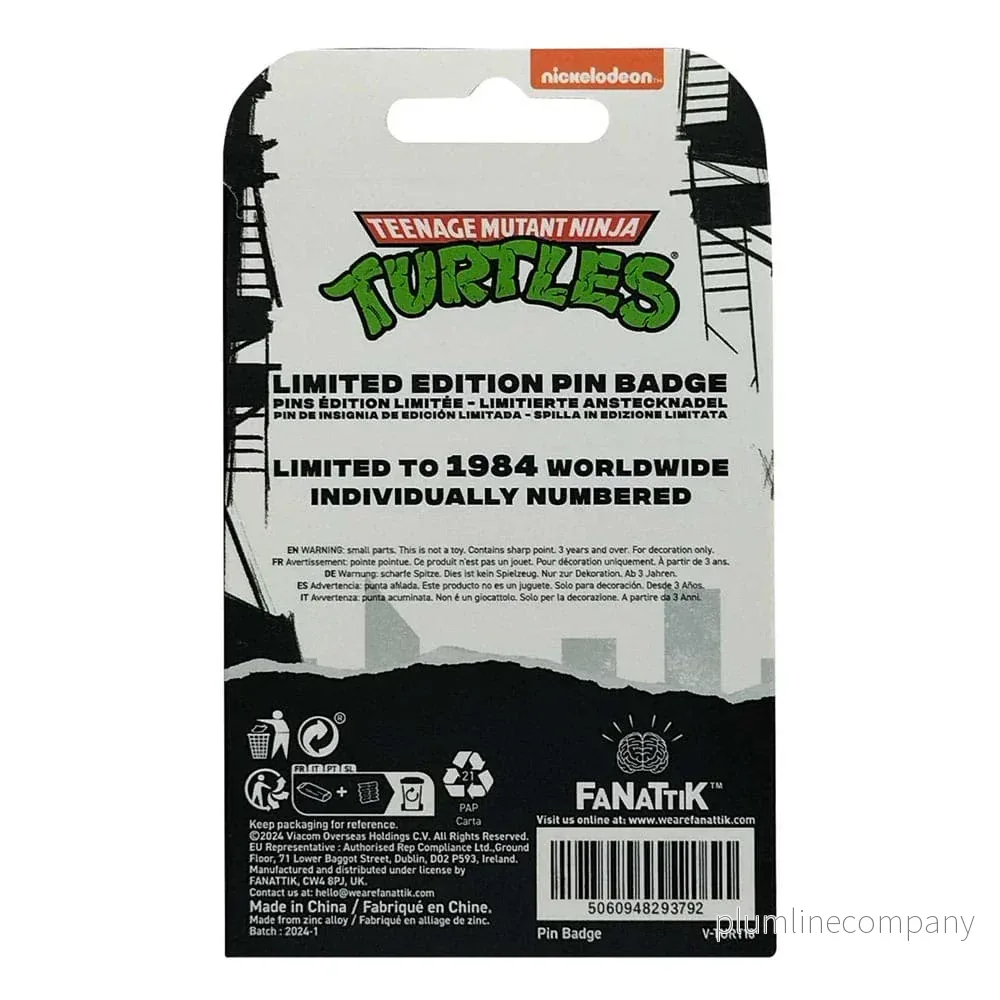 Teenage Mutant Ninja Turtles 40th Anniversary Pin Badge - Bild 3
