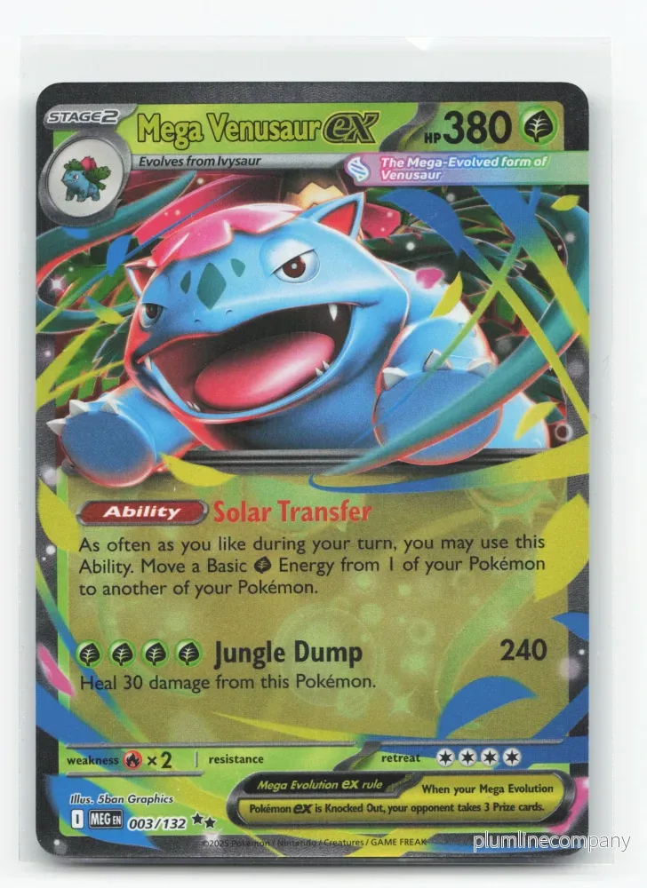 Mega Venusaur ex 003/132 – Mega Evolution Mega Venusaur ex 003/132 – Mega Evolution