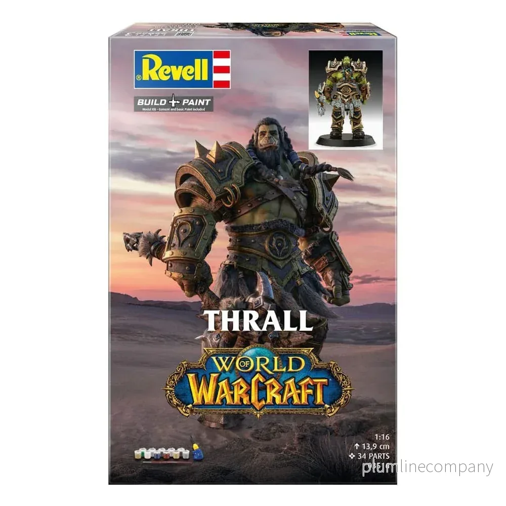 World of Warcraft Modellkit Gåvoset 1/16 The Orc Thrall 13 cm World of Warcraft Modellkit Gåvoset 1/16 The Orc Thrall 13 cm