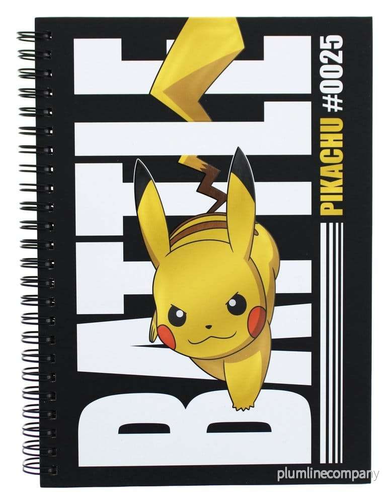 Pokémon Anteckningsblock A5 Battle Pikachu Pokémon Anteckningsblock A5 Battle Pikachu
