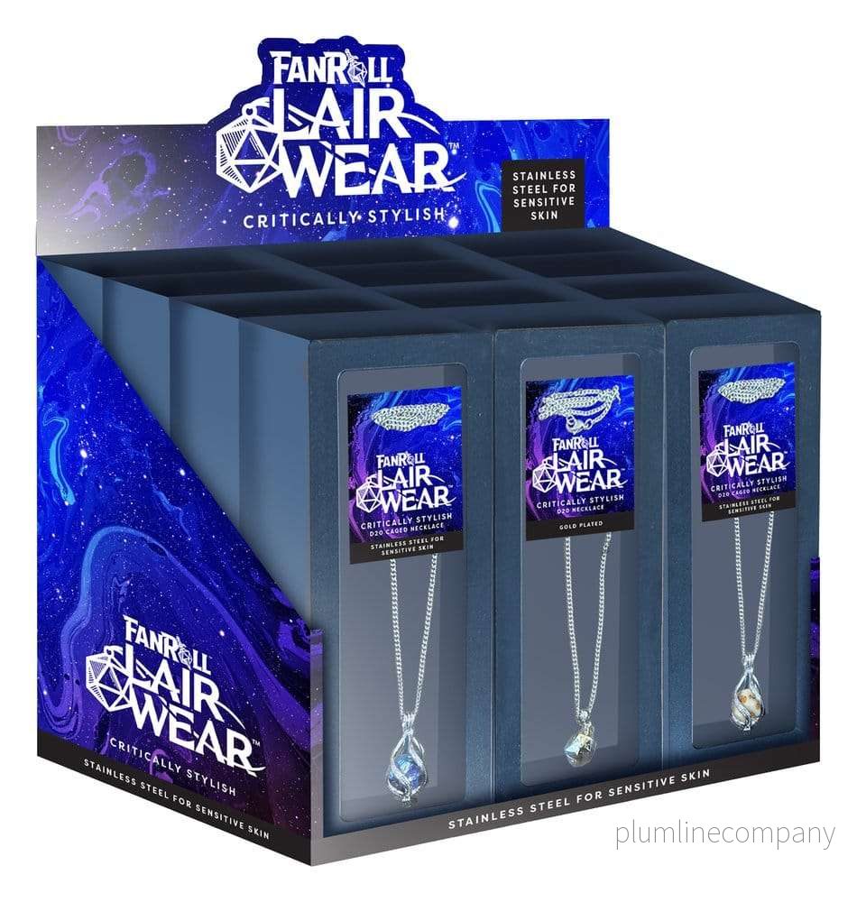 Lair Wear Dice Necklace Assortment tärningshalsband (12-pack) Lair Wear Dice Necklace Assortment tärningshalsband (12-pack)