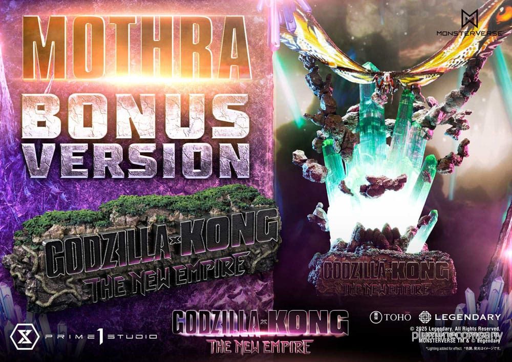 Godzilla x Kong: The New Empire Ultimate Diorama Masterline Series staty Mothra Bonus Version 113 cm - Bild 3