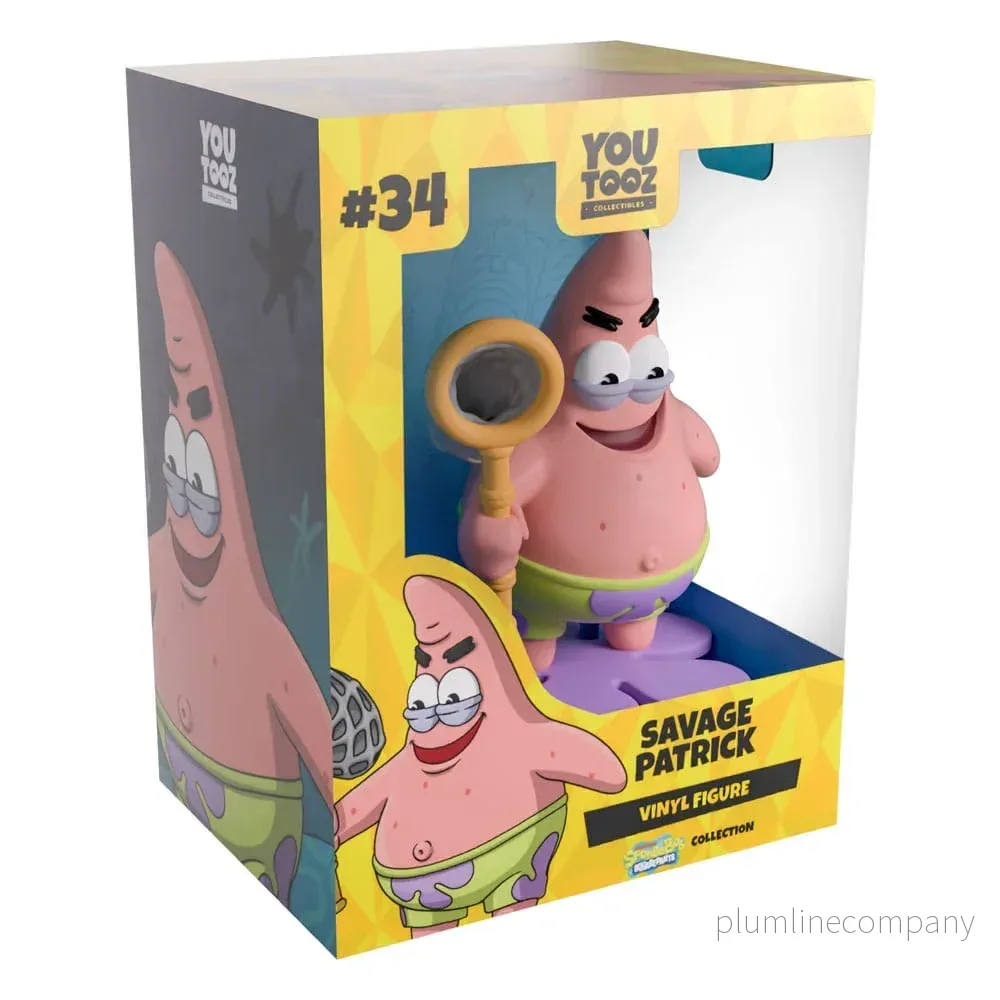 Svampbob Figur Savage Patrick 11 cm - Bild 3