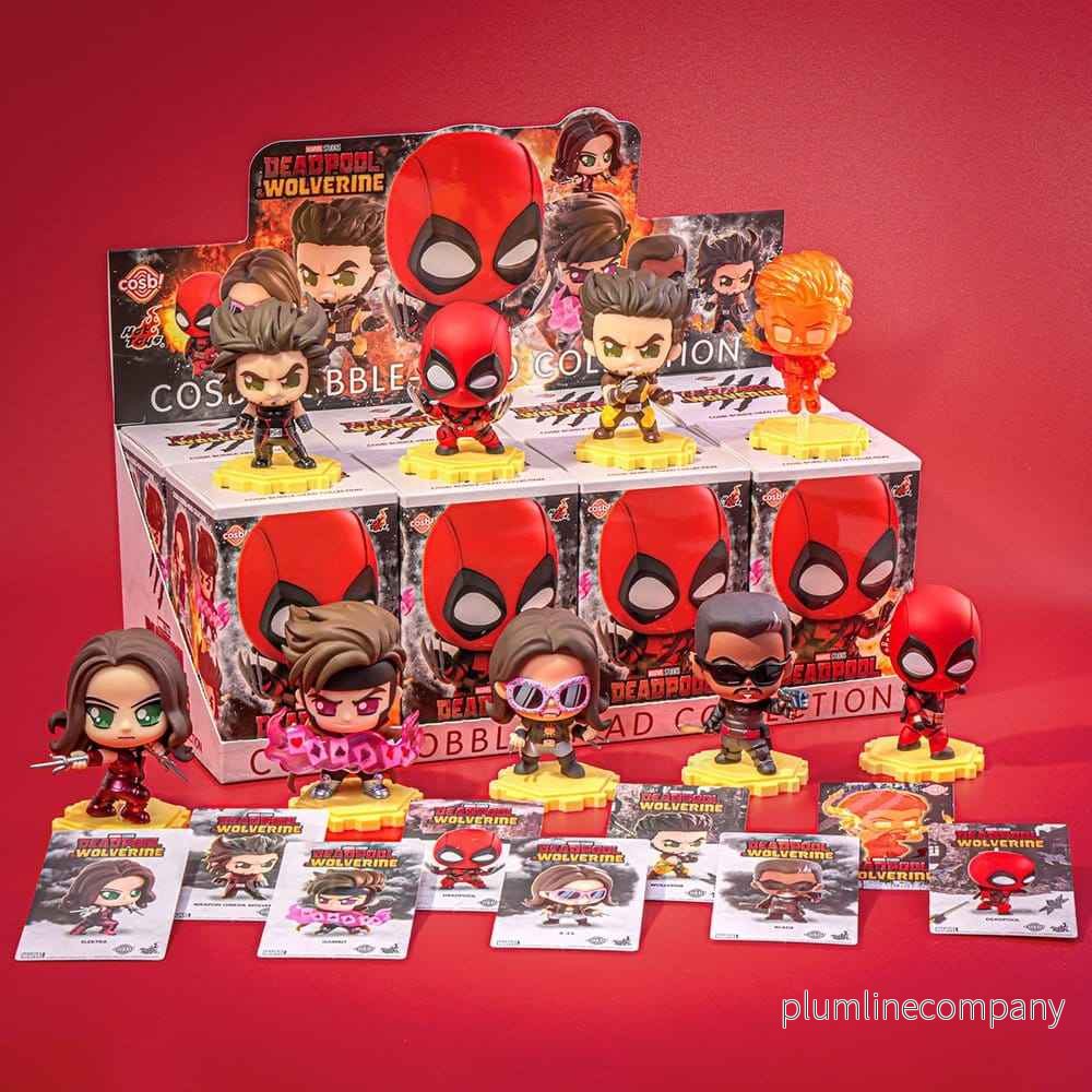 Deadpool & Wolverine Cosbi Mini Figurer 9 cm Serie 2 Blind Box Display (8) - Bild 3