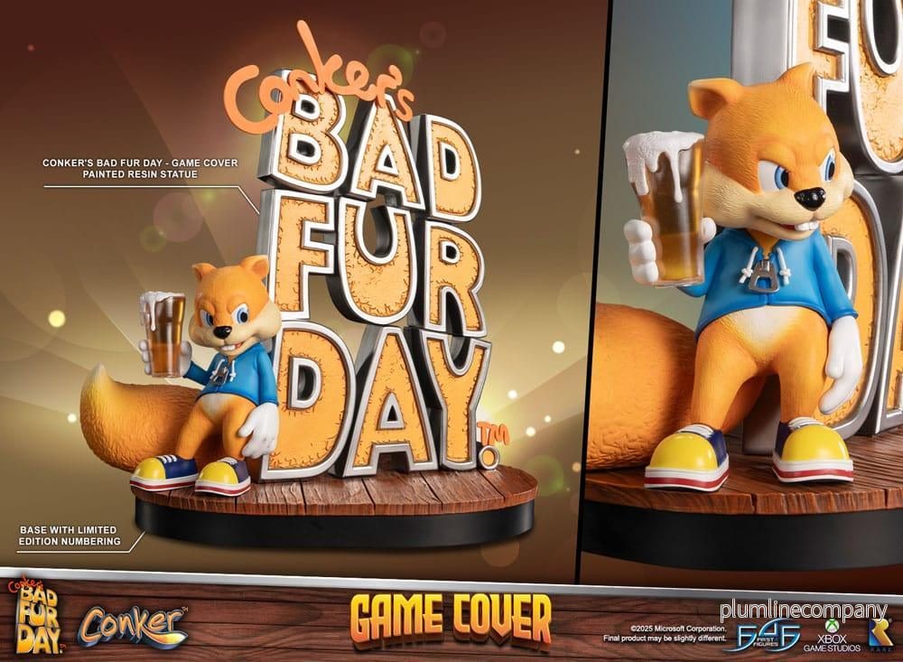 Conker's Bad Fur Day Figur Game Cover Exclusive Edition 45 cm - Bild 3