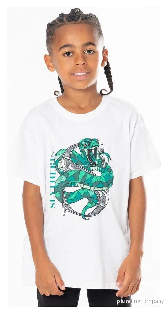 Harry Potter Barn T-shirt Slytherin Mosaik Harry Potter Barn T-shirt Slytherin Mosaik