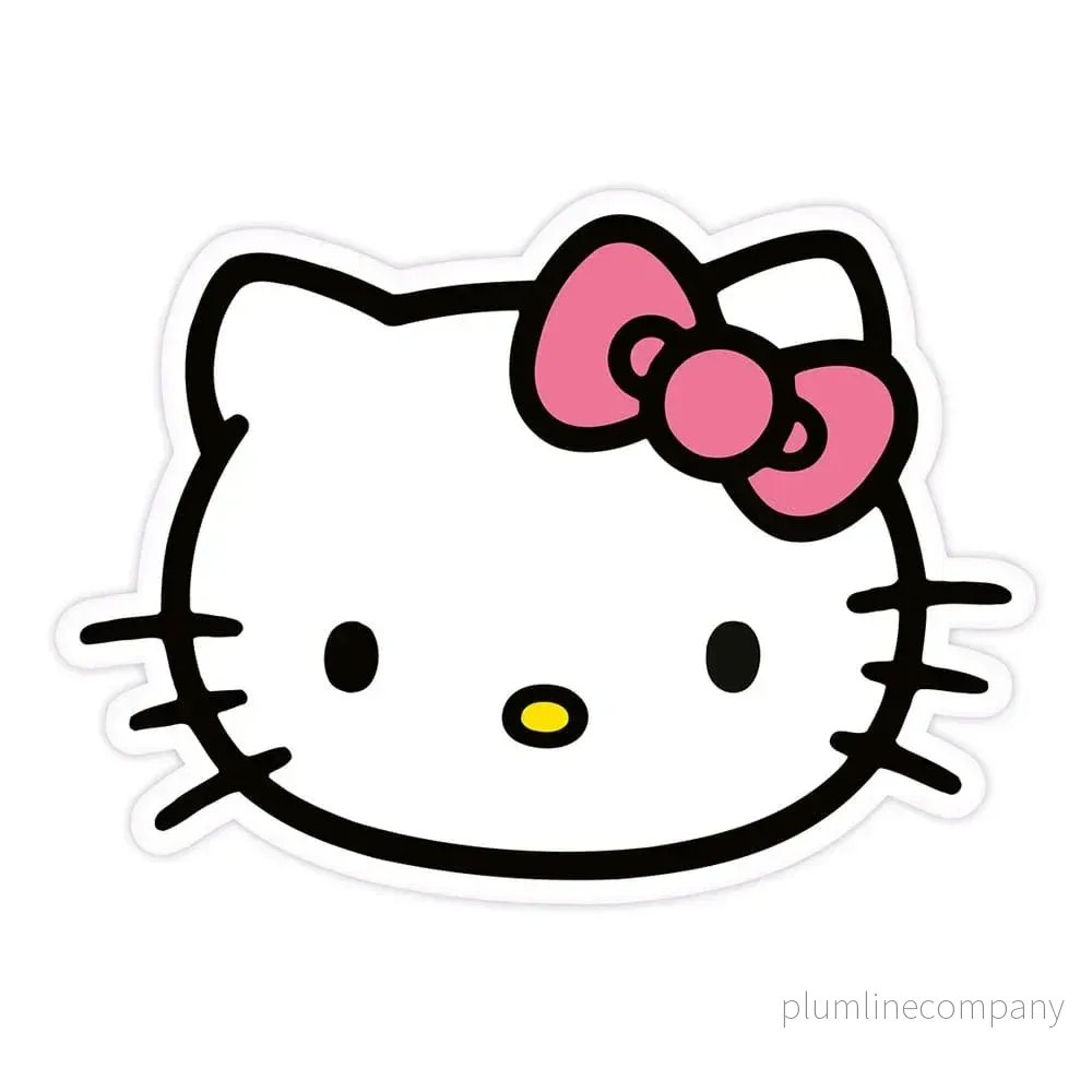 Sanrio Kudde Hello Kitty Ansikte 36 cm Sanrio Kudde Hello Kitty Ansikte 36 cm