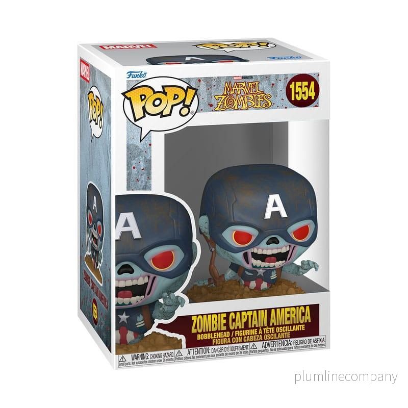 Marvel Zombies POP! Marvel Figur Captain America 9 cm - Bild 3