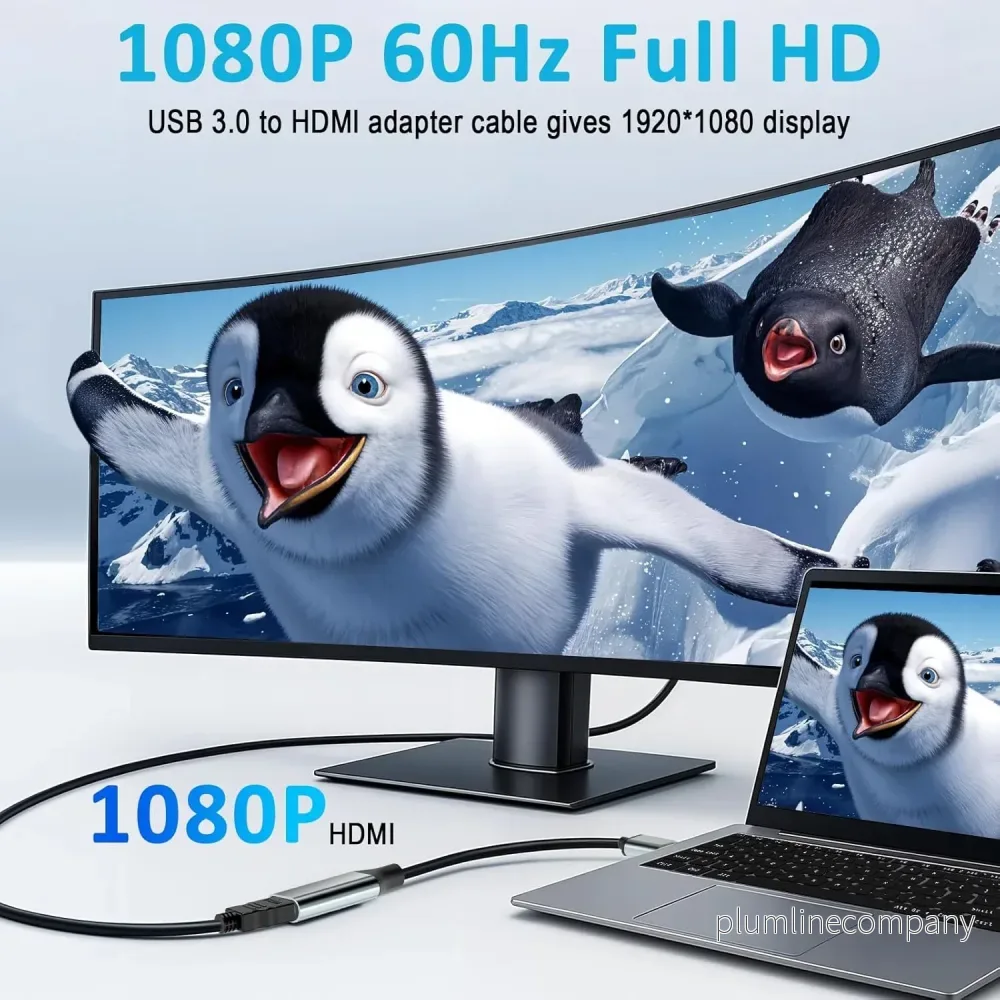 NÖRDIC USB3.0 till HDMI omvandlare 1080P 60Hz - Bild 3