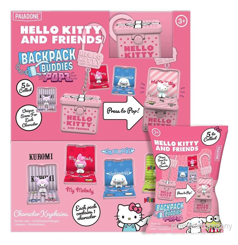 Sanrio Friends Popz Ryggsäck Buddies Blind Box-sortiment Hello Kitty (24)