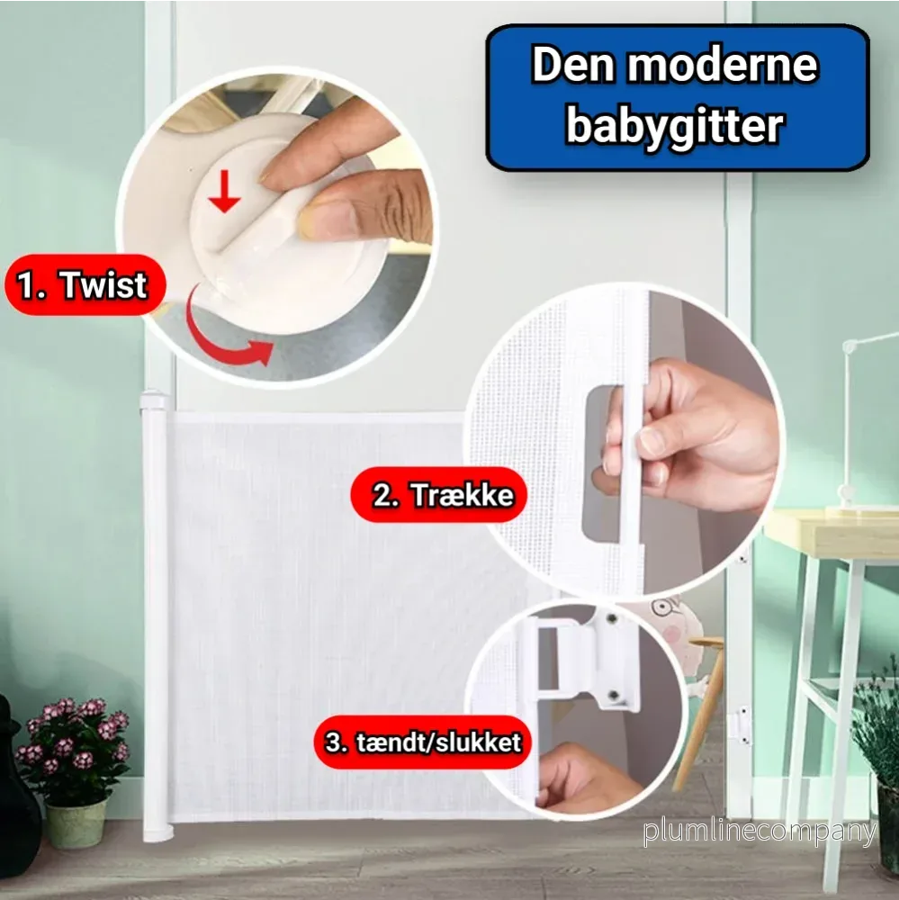 Børnegitter 0-150 cm Rullegitter - Bild 2