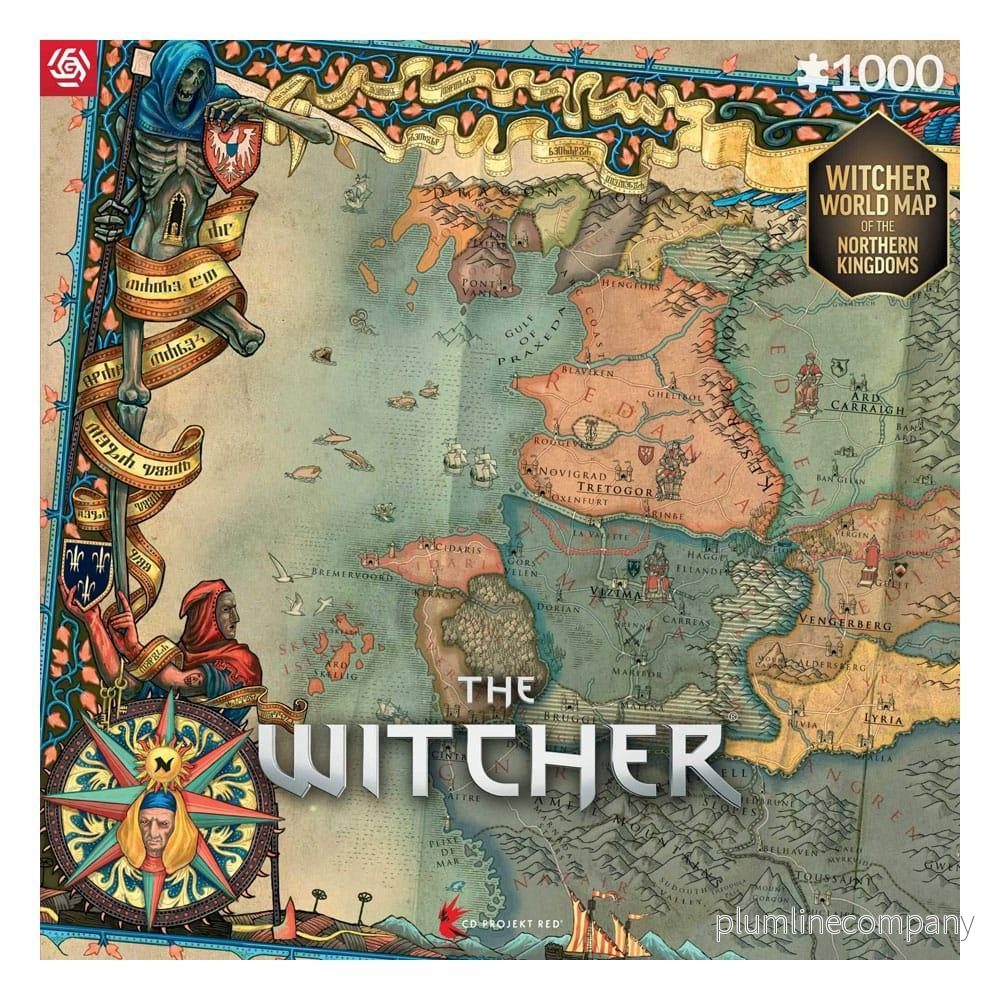The Witcher 3 Gaming Pussel: De Norra Kungadömena (1000 bitar) The Witcher 3 Gaming Pussel: De Norra Kungadömena (1000 bitar)