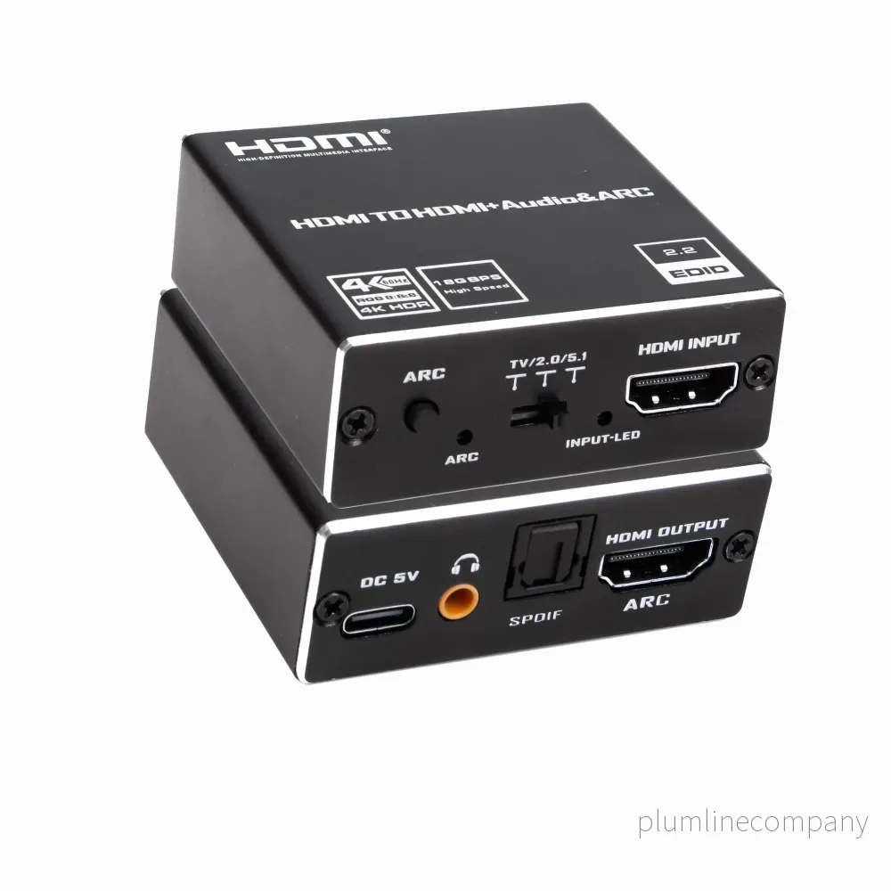 NÖRDIC HDMI ARC Extractor HDMI till HDMI + SPDIF/3,5mm Audio NÖRDIC HDMI ARC Extractor HDMI till HDMI + SPDIF/3,5mm Audio