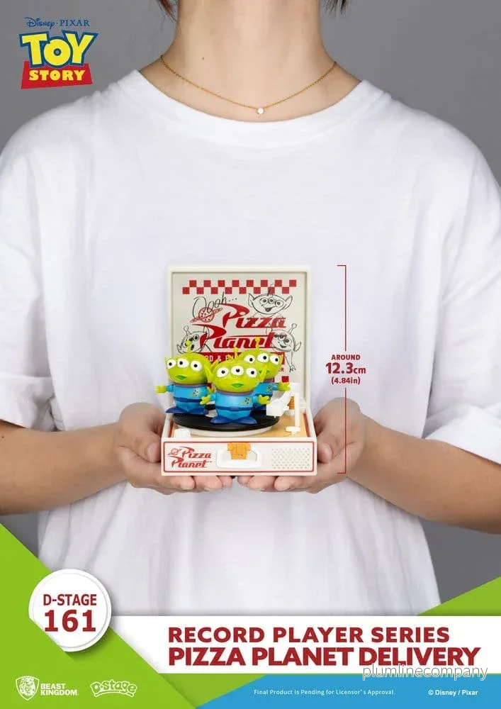 Toy Story Skivspelare Serie PVC-figur Pizza Planet Leverans 12 cm - Bild 3